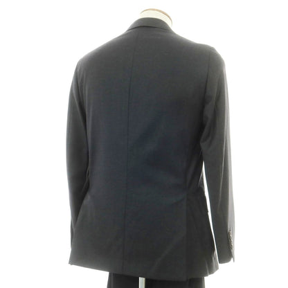 【中古】ベルベスト Belvest ウール 3つボタンスーツ チャコールグレー【 46 】【 状態ランクB 】【 メンズ 】