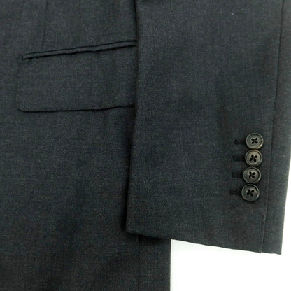 【中古】ベルベスト Belvest ウール 3つボタンスーツ チャコールグレー【 46 】【 状態ランクB 】【 メンズ 】