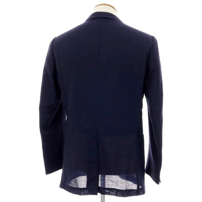 【中古】ベルベスト Belvest サマーウール テーラードジャケット ネイビー【サイズ46】【 状態ランクC 】【 メンズ 】