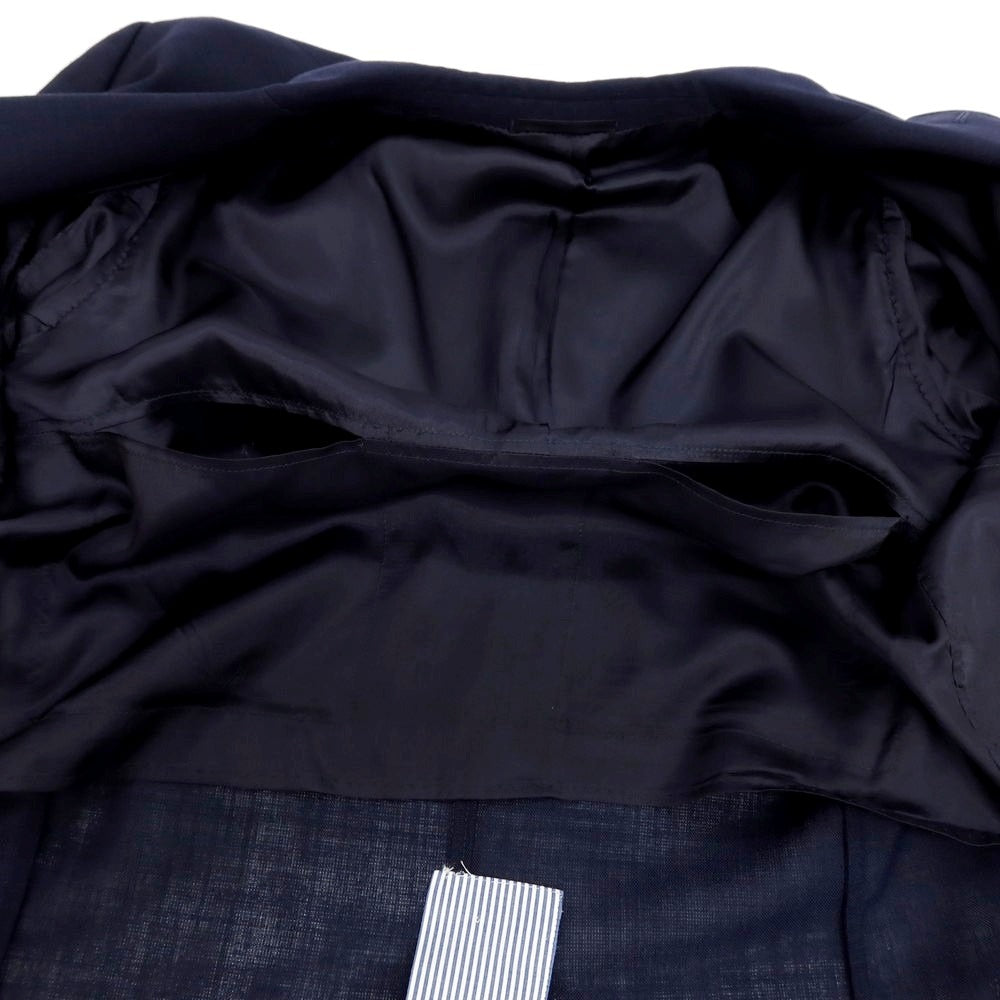 【中古】ベルベスト Belvest サマーウール テーラードジャケット ネイビー【サイズ46】【 状態ランクC 】【 メンズ 】