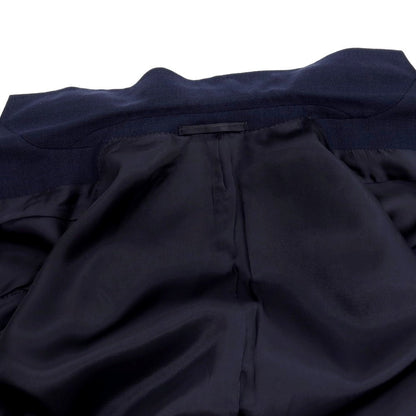 【中古】ベルベスト Belvest サマーウール テーラードジャケット ネイビー【サイズ46】【 状態ランクC 】【 メンズ 】