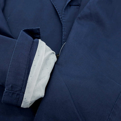 【中古】ベルベスト Belvest コットン テーラードジャケット ブルーネイビー【サイズ48】【 状態ランクC 】【 メンズ 】