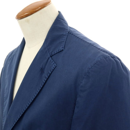 【中古】ベルベスト Belvest コットン テーラードジャケット ブルーネイビー【サイズ48】【 状態ランクC 】【 メンズ 】