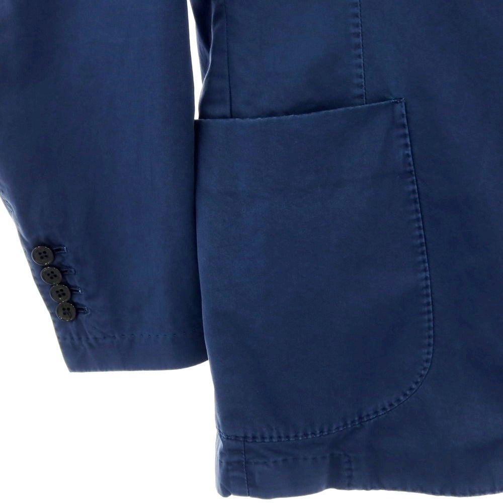 【中古】ベルベスト Belvest コットン テーラードジャケット ブルーネイビー【サイズ48】【 状態ランクC 】【 メンズ 】