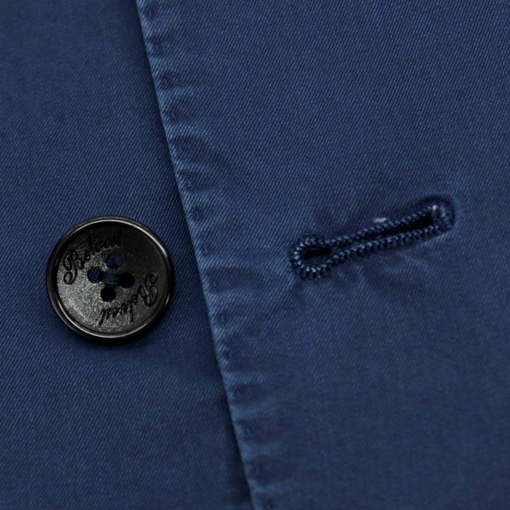 【中古】ベルベスト Belvest コットン テーラードジャケット ブルーネイビー【サイズ48】【 状態ランクC 】【 メンズ 】