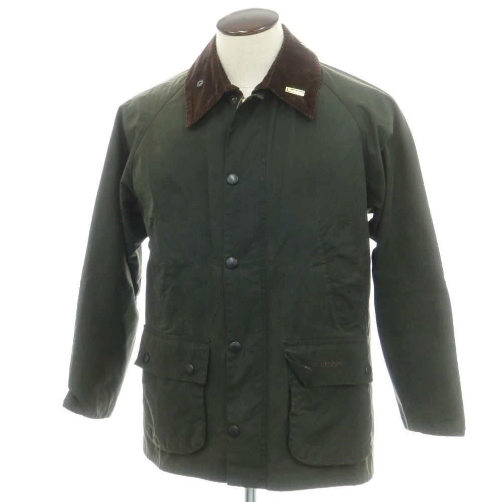 【中古】ソフネット SOPHNET. × Barbour フィールドジャケット オリーブ【 L 】【 状態ランクD 】【 メンズ 】