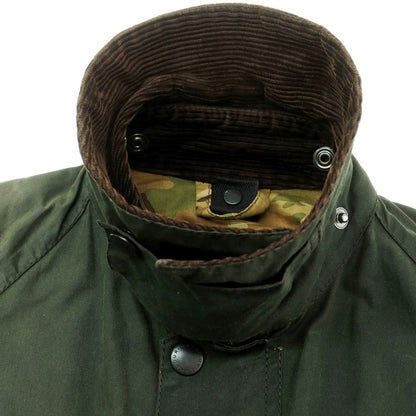 【中古】ソフネット SOPHNET. × Barbour フィールドジャケット オリーブ【 L 】【 状態ランクD 】【 メンズ 】