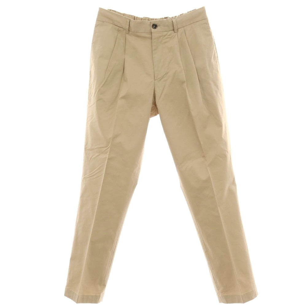 【中古】デヴォレ インチピット DEVORE Incipit ストレッチ コットン イージースラックスパンツ ベージュ【サイズ48】【 状態ランクB 】【 メンズ 】