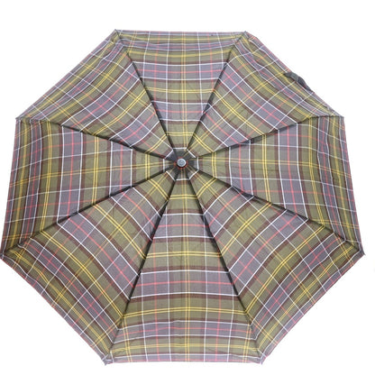 【中古】バブアー Barbour チェック 折り畳み傘 オリーブ【 状態ランクD 】【 メンズ 】