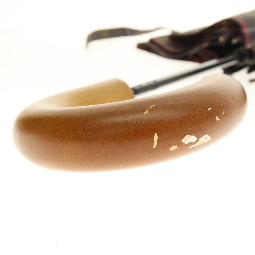 【中古】バブアー Barbour チェック 折り畳み傘 オリーブ【 状態ランクD 】【 メンズ 】