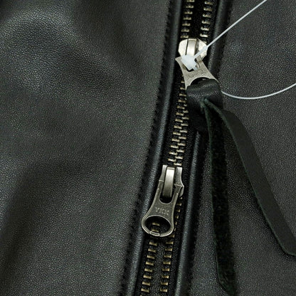 【中古】モンキータイム MONKEY TIME ラムレザー ライダースジャケット ブラック【 XL 】【 状態ランクC 】【 メンズ 】