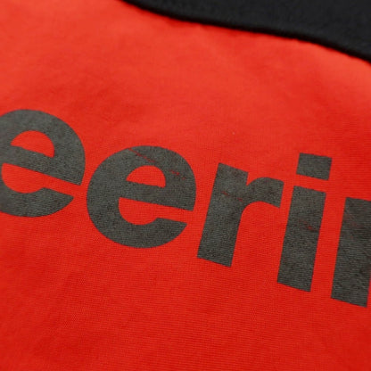 【中古】ホワイトマウンテニアリング WHITE MOUNTAINEERING コットンポリエステル ジャージー フーデッドダブルジップブルゾン ブラックxレッド【 2 】【 状態ランクC 】【 メンズ 】