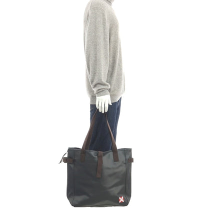 【SALE10%OFF/返品不可】【中古】ラゲッジレーベル LUGGAGE LABEL LINER PVC加工 レーヨン キャンバス トートバッグ ブラック【 状態ランクB 】【 メンズ 】