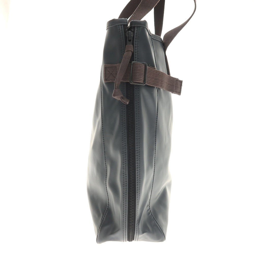 【SALE10%OFF/返品不可】【中古】ラゲッジレーベル LUGGAGE LABEL LINER PVC加工 レーヨン キャンバス トートバッグ ブラック【 状態ランクB 】【 メンズ 】