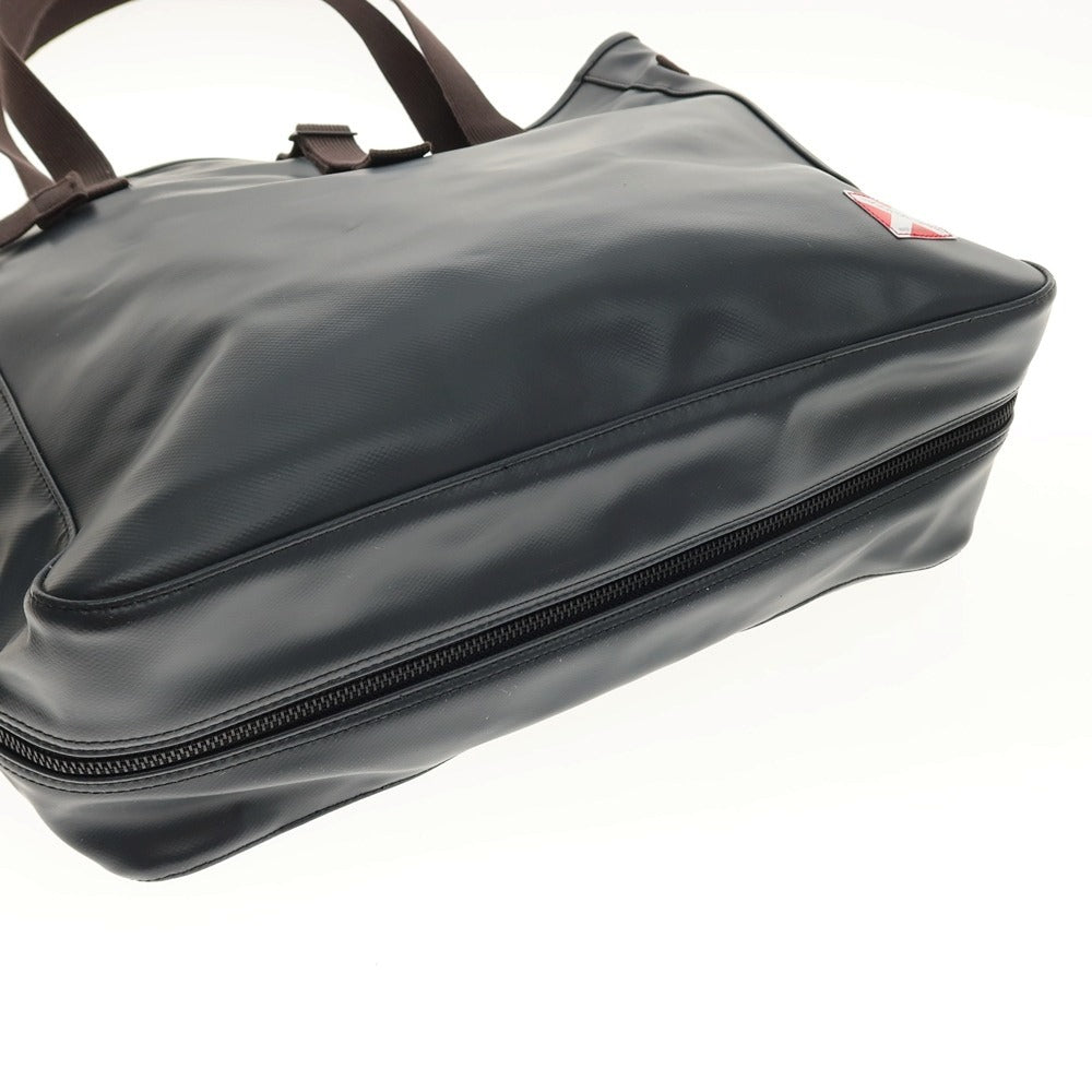 【SALE10%OFF/返品不可】【中古】ラゲッジレーベル LUGGAGE LABEL LINER PVC加工 レーヨン キャンバス トートバッグ ブラック【 状態ランクB 】【 メンズ 】