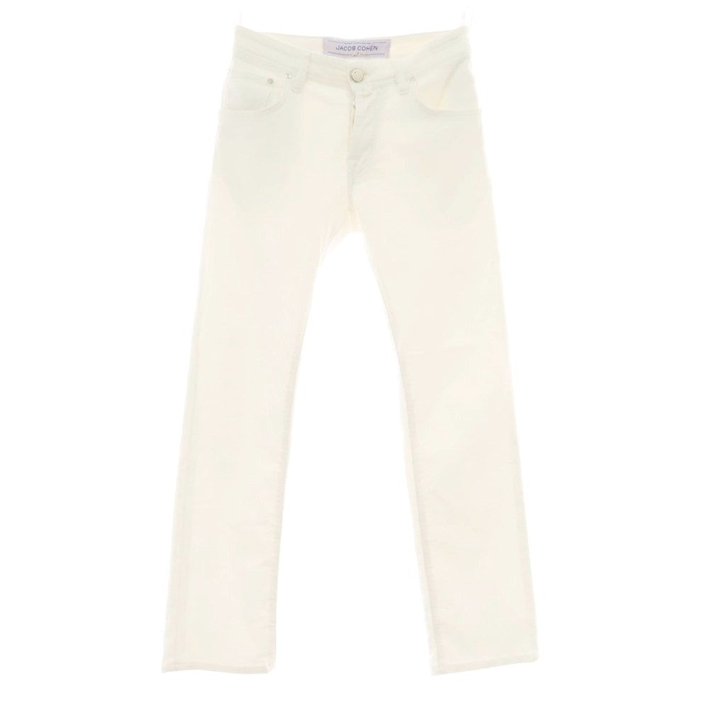 【中古】ヤコブコーエン JACOB COHEN J622 ストレッチコットン 細畝 コーデュロイパンツ ホワイト【 28 】【 状態ランクB 】【 メンズ 】