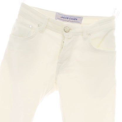 【中古】ヤコブコーエン JACOB COHEN J622 ストレッチコットン 細畝 コーデュロイパンツ ホワイト【 28 】【 状態ランクB 】【 メンズ 】