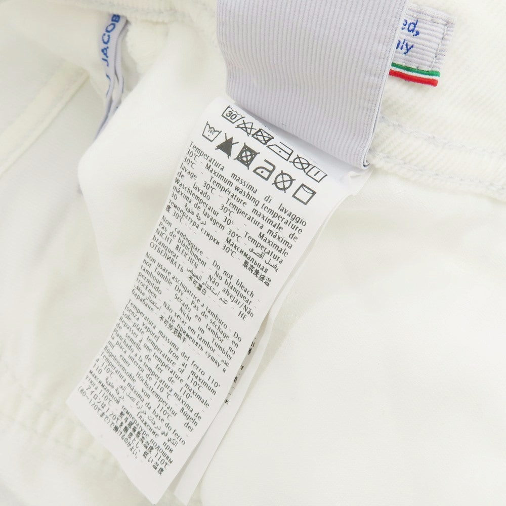 【中古】ヤコブコーエン JACOB COHEN J622 ストレッチコットン 細畝 コーデュロイパンツ ホワイト【 28 】【 状態ランクB 】【 メンズ 】