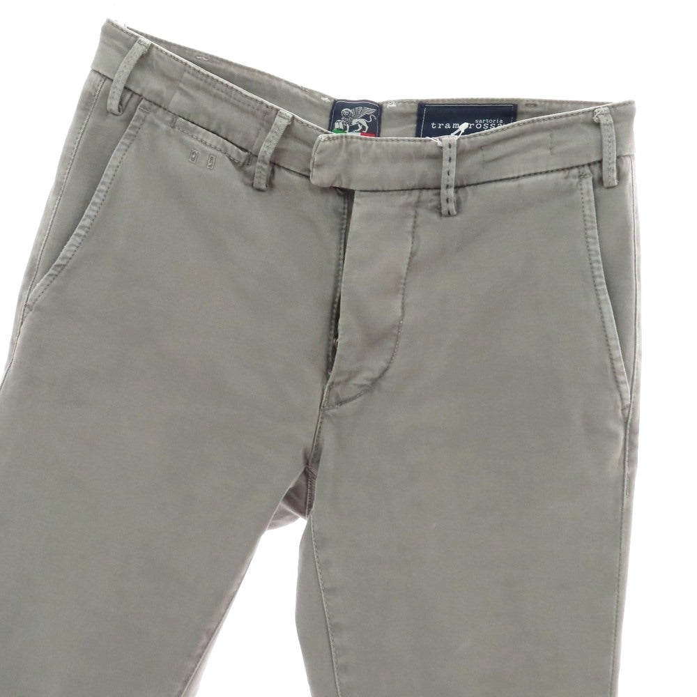 【中古】トラマロッサ Tramarossa LUIS ストレッチコットン カジュアルスラックスパンツ グレー【 サイズ28 】【 状態ランクB 】【 メンズ 】 [DPD]