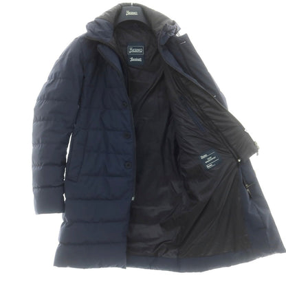 【中古】ヘルノ Herno ポリエステル ダウンコート ネイビー【 50 】【 状態ランクD 】【 メンズ 】