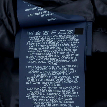 【中古】ヘルノ Herno ナイロン ニット切替 ダウンジャケット ネイビー【 50 】【 状態ランクB 】【 メンズ 】