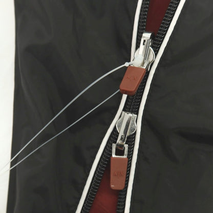 【中古】アルマーニ エクスチェンジ A/X ARMANI EXCHANGE リバーシブル ポリエステル フーデッドブルゾン ブラックxマルーン【 M 】【 状態ランクC 】【 メンズ 】