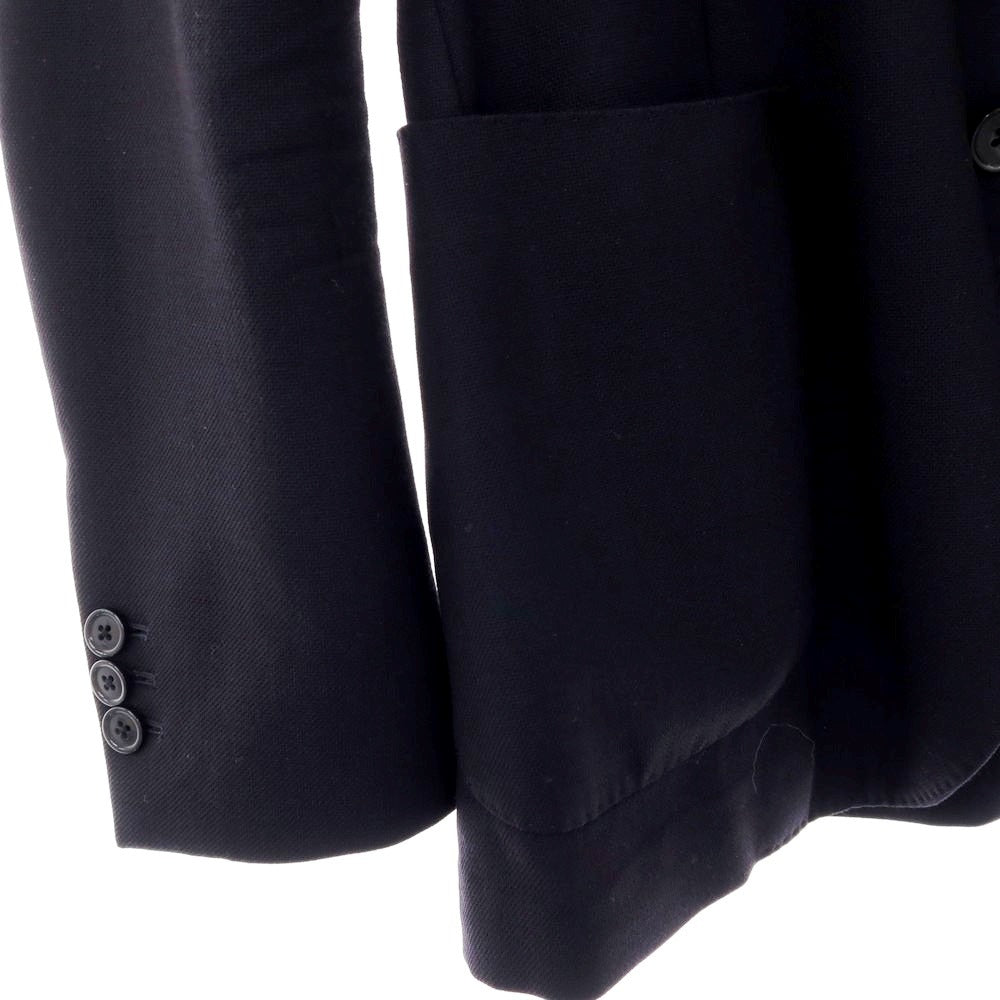 【中古】ラルディーニ LARDINI easy wear ウール テーラードジャケット ダークネイビー【サイズ48】【 状態ランクC 】【 メンズ 】
