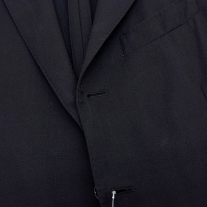 【中古】ラルディーニ LARDINI easy wear ウール テーラードジャケット ダークネイビー【サイズ48】【 状態ランクC 】【 メンズ 】