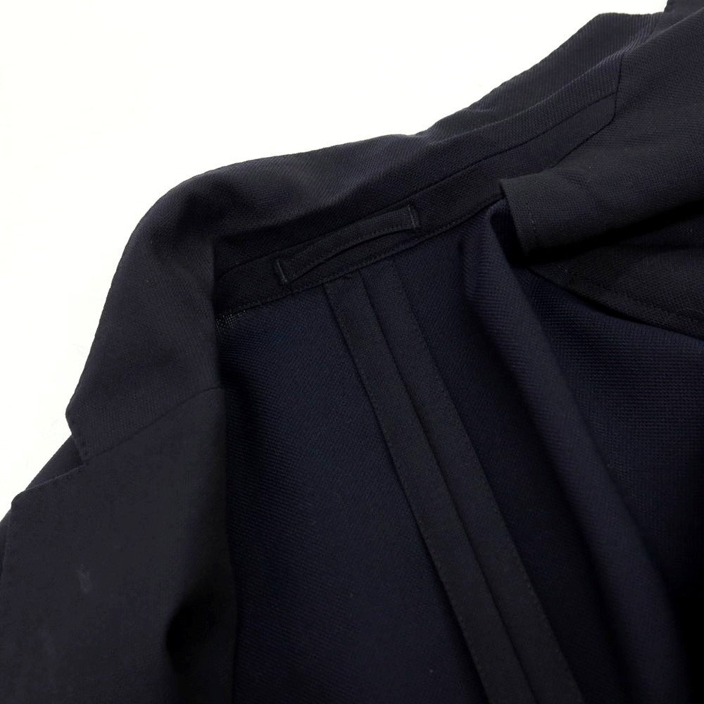【中古】ラルディーニ LARDINI easy wear ウール テーラードジャケット ダークネイビー【サイズ48】【 状態ランクC 】【 メンズ 】