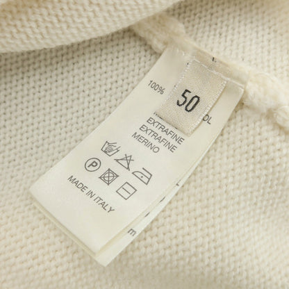 【中古】ロベルトコリーナ ROBERTO COLLINA ウール タートルネックニット オフホワイト【 50 】【 状態ランクC 】【 メンズ 】