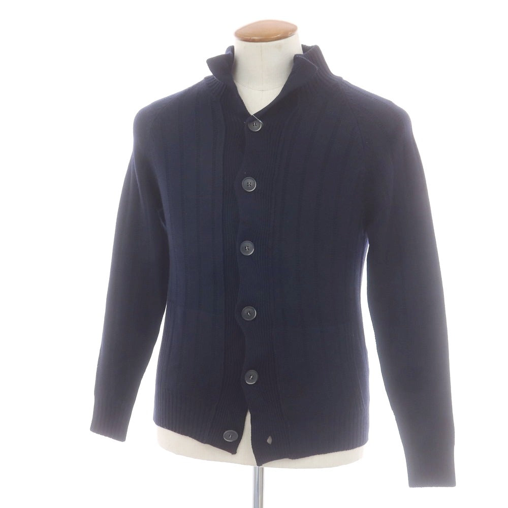 【中古】アルファスタジオ ALPHA STUDIO ウール ダークネイビー【 46 】【 状態ランクB 】【 メンズ 】