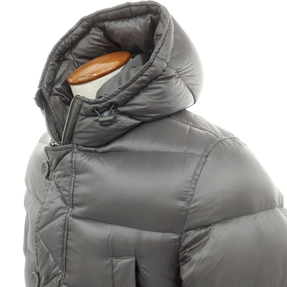 【中古】ヘルノ Herno ナイロン ダウンコート グレー系【 46 】【 状態ランクB 】【 メンズ 】