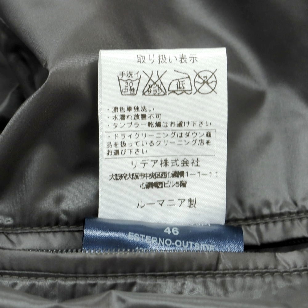 【中古】ヘルノ Herno ナイロン ダウンコート グレー系【 46 】【 状態ランクB 】【 メンズ 】