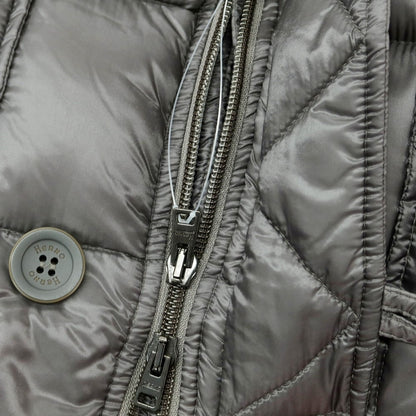 【中古】ヘルノ Herno ナイロン ダウンコート グレー系【 46 】【 状態ランクB 】【 メンズ 】