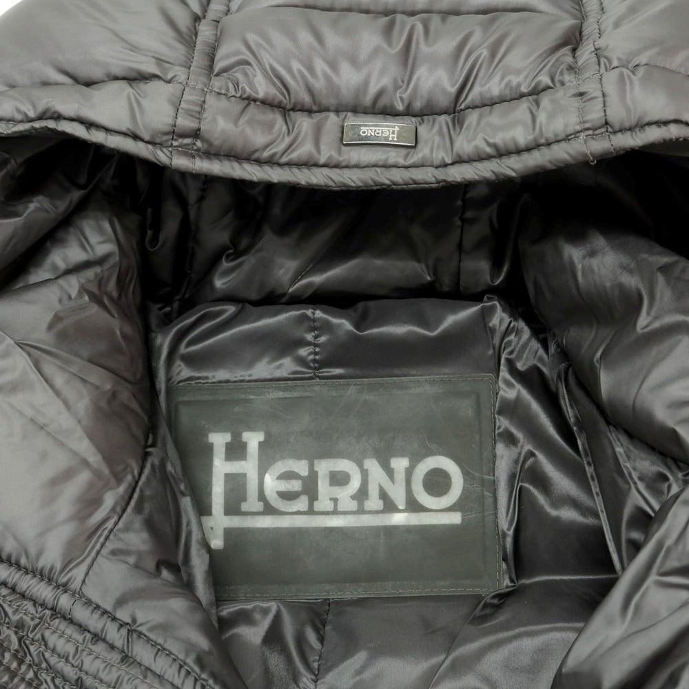 【中古】ヘルノ Herno ナイロン ダウンコート グレー系【 46 】【 状態ランクB 】【 メンズ 】