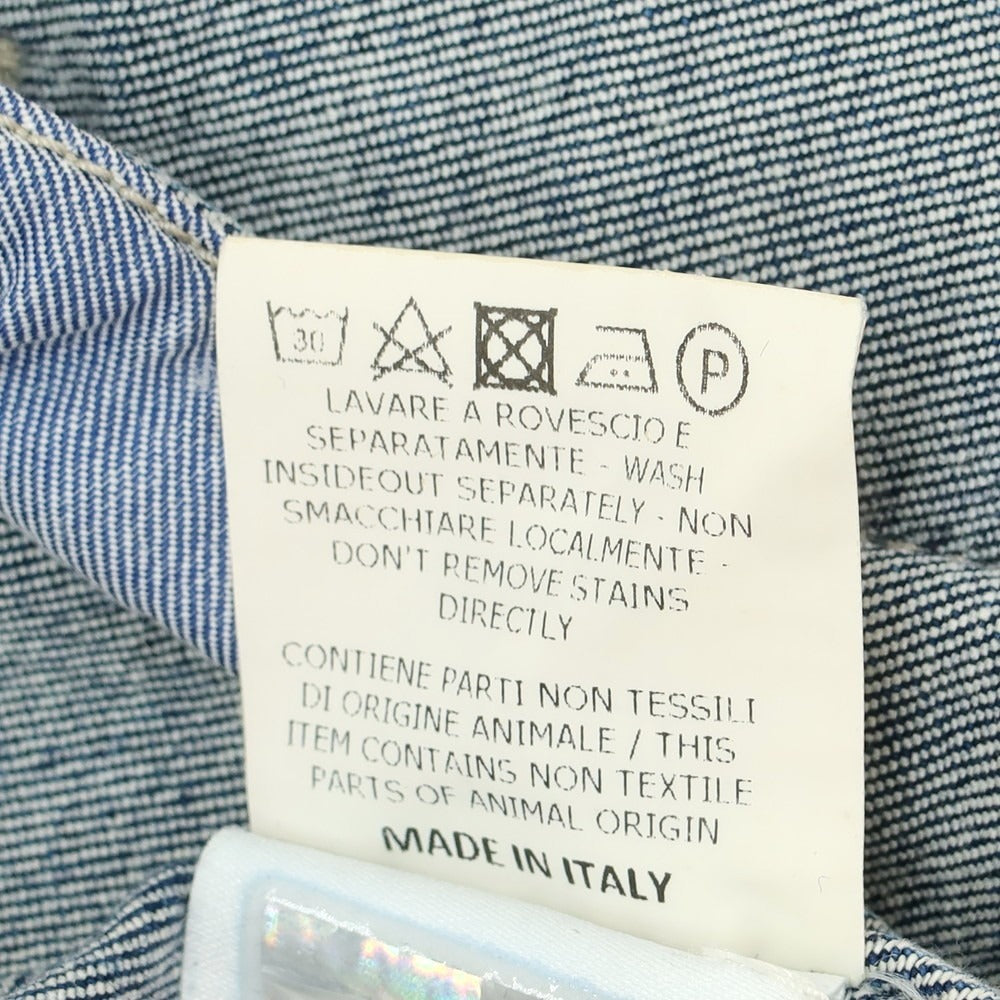 【中古】ヤコブコーエン JACOB COHEN J8032 ストレッチコットン デニムジャケット ブルー【 M 】【 状態ランクB 】【 メンズ 】