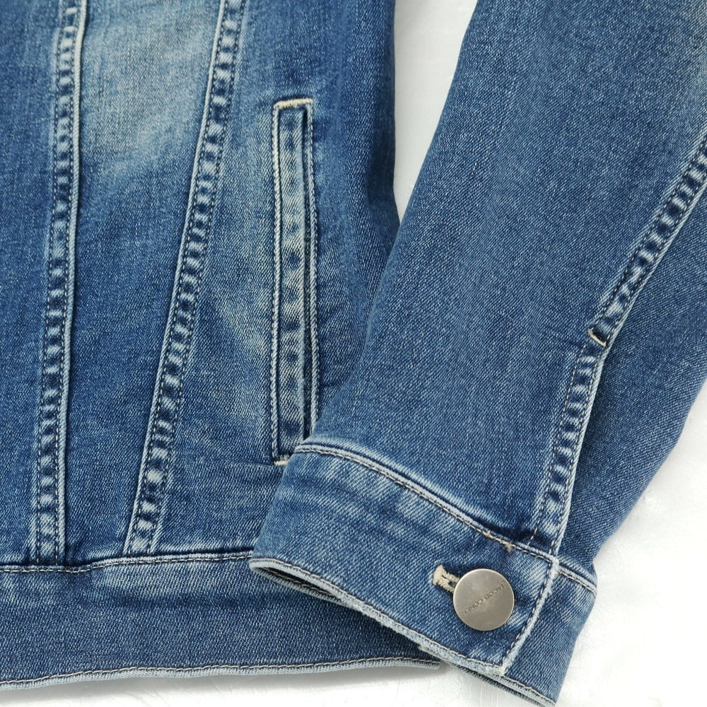 【中古】ヤコブコーエン JACOB COHEN J8032 ストレッチコットン デニムジャケット ブルー【 M 】【 状態ランクB 】【 メンズ 】