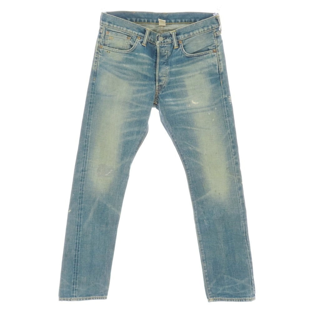 【中古】ダブルアールエル RRL DOUBLE RL ヴィンテージ加工 コットン デニムパンツ ジーンズ ブルー【 31 】【 状態ランクB 】【 メンズ 】