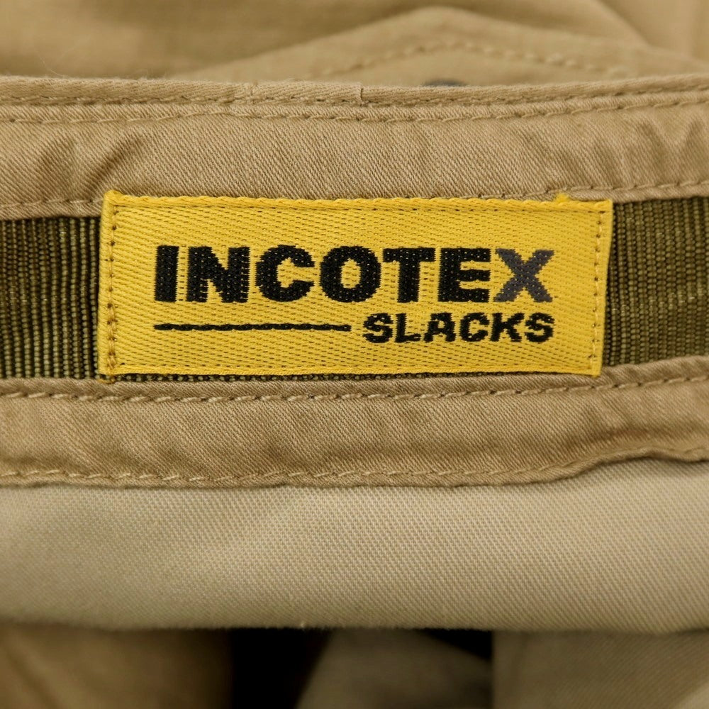 【中古】インコテックス INCOTEX コットン カジュアルスラックスパンツ ベージュ【サイズ32】【 状態ランクB 】【 メンズ 】