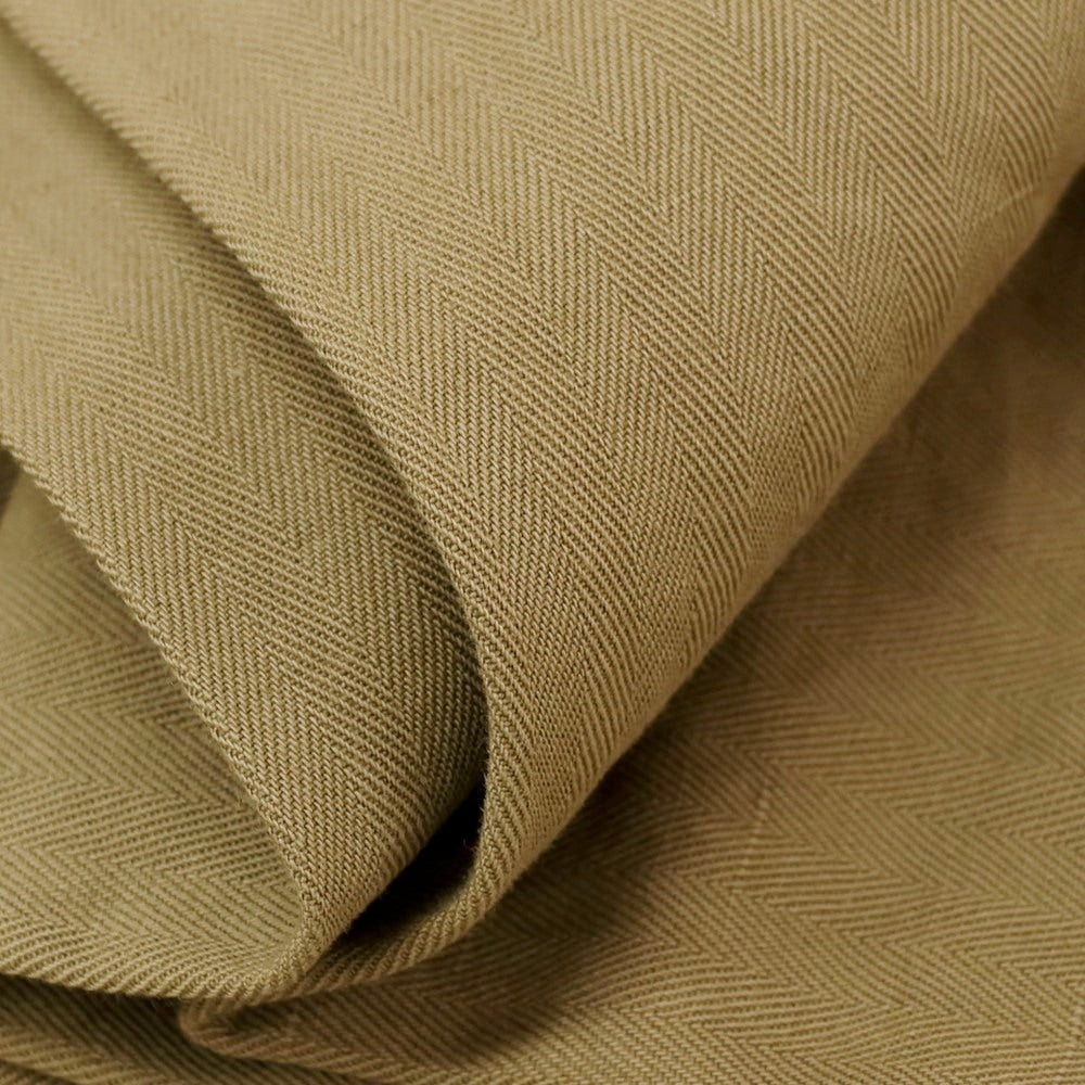 【中古】インコテックス INCOTEX コットンリネン ヘリンボーン織り カジュアルスラックスパンツ ベージュ【サイズ32】【 状態ランクB 】【 メンズ 】