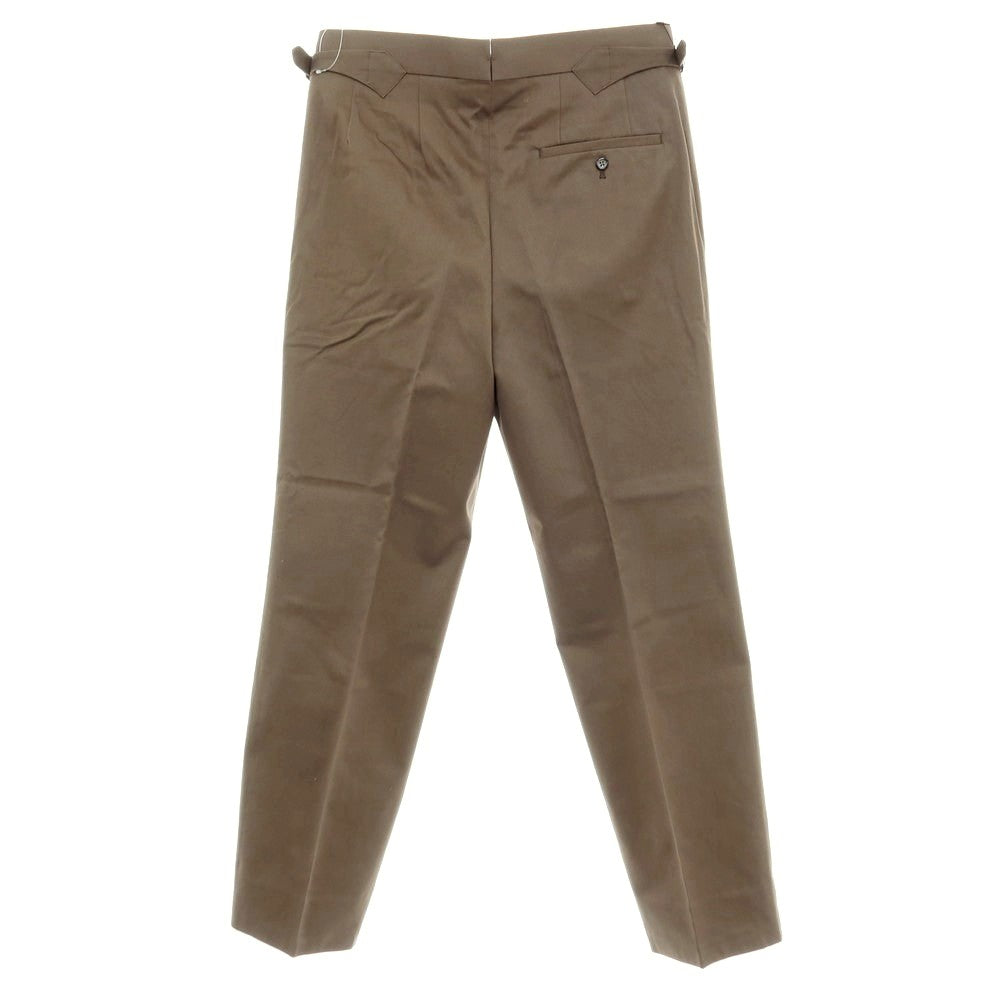 【中古】フミヤ ヒラノ ザ トラウザーズ Fumiya Hirano THE TROUSERS REGENT コットン カジュアルスラックスパンツ ブラウン【 38 】【 状態ランクA 】【 メンズ 】[APD]