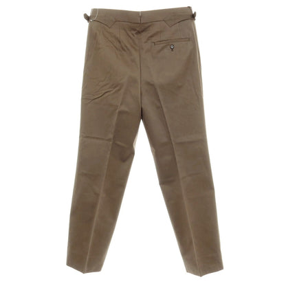 【中古】フミヤ ヒラノ ザ トラウザーズ Fumiya Hirano THE TROUSERS REGENT コットン カジュアルスラックスパンツ ブラウン【 38 】【 状態ランクA 】【 メンズ 】[APD]