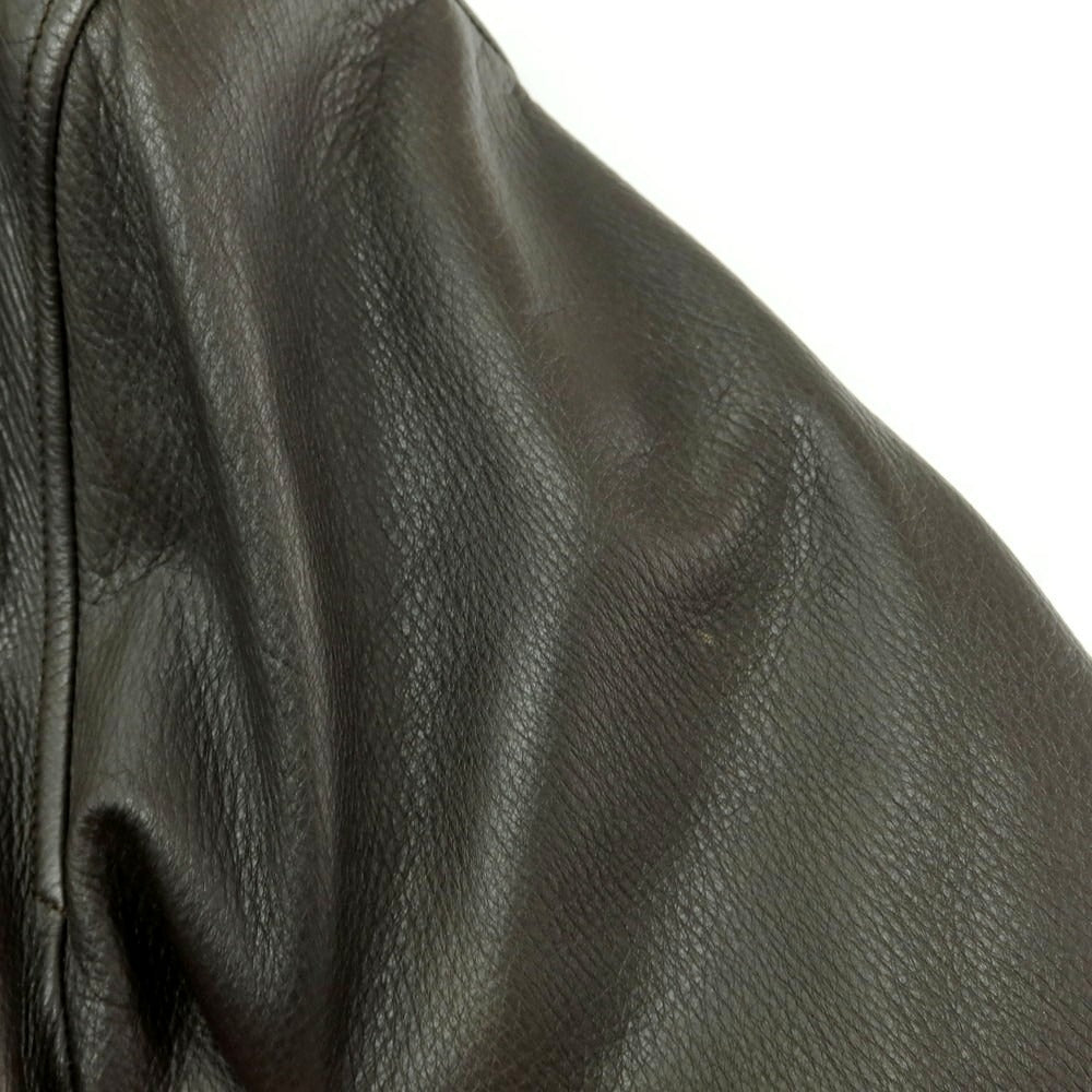 【中古】ロンギ LONGHI BARNEYS NEW YORK別注 レザー ステンカラーコート ダークブラウン【 48 】【 状態ランクB 】【 メンズ 】