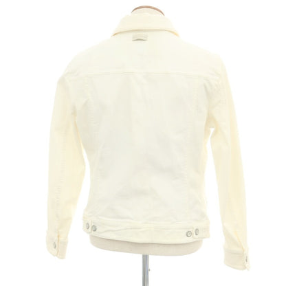 【中古】シビリア SIVIGLIA ストレッチコットン デニムジャケット ホワイト【 48 】【 状態ランクC 】【 メンズ 】