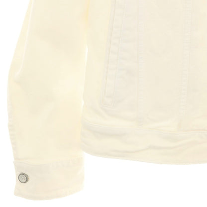 【中古】シビリア SIVIGLIA ストレッチコットン デニムジャケット ホワイト【 48 】【 状態ランクC 】【 メンズ 】