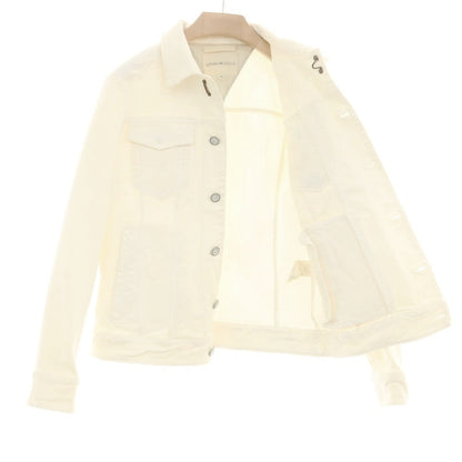 【中古】シビリア SIVIGLIA ストレッチコットン デニムジャケット ホワイト【 48 】【 状態ランクC 】【 メンズ 】