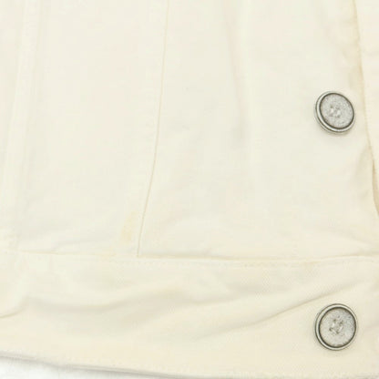 【中古】シビリア SIVIGLIA ストレッチコットン デニムジャケット ホワイト【 48 】【 状態ランクC 】【 メンズ 】