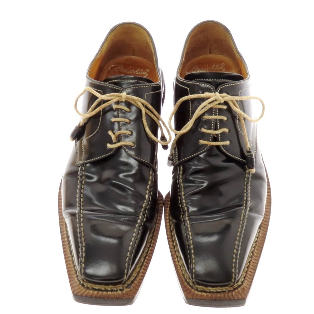 【中古】ステファノブランキーニ Stefano Branchini ノルベジェーゼ製法 ドレスシューズ ブラック【 8 1/2 】【 状態ランクC 】【 メンズ 】