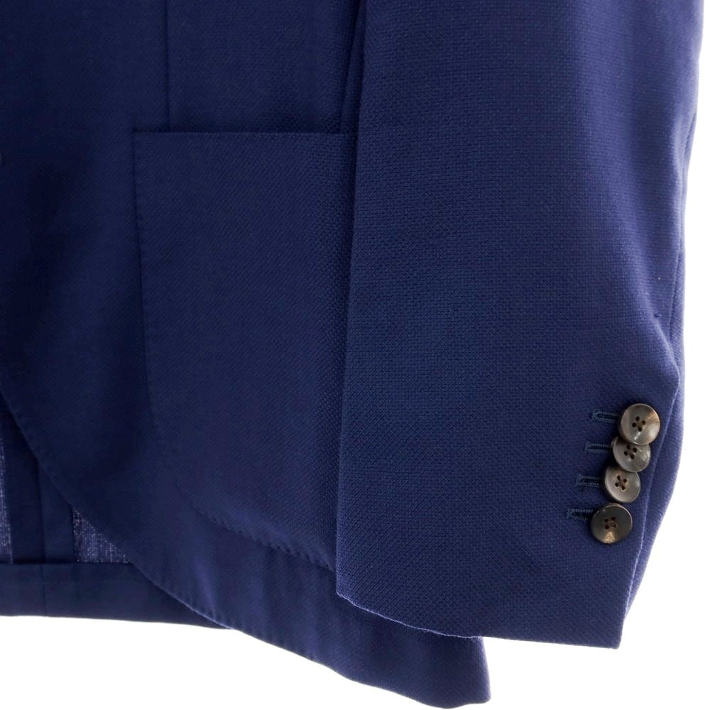 【中古】ラルディーニ LARDINI ウール テーラードジャケット ネイビー【 サイズ42 】【 状態ランクC 】【 メンズ 】 [BPD]