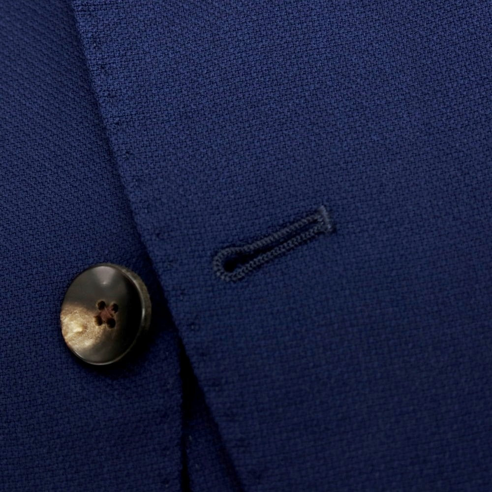 【中古】ラルディーニ LARDINI ウール テーラードジャケット ネイビー【 サイズ42 】【 状態ランクC 】【 メンズ 】 [BPD]